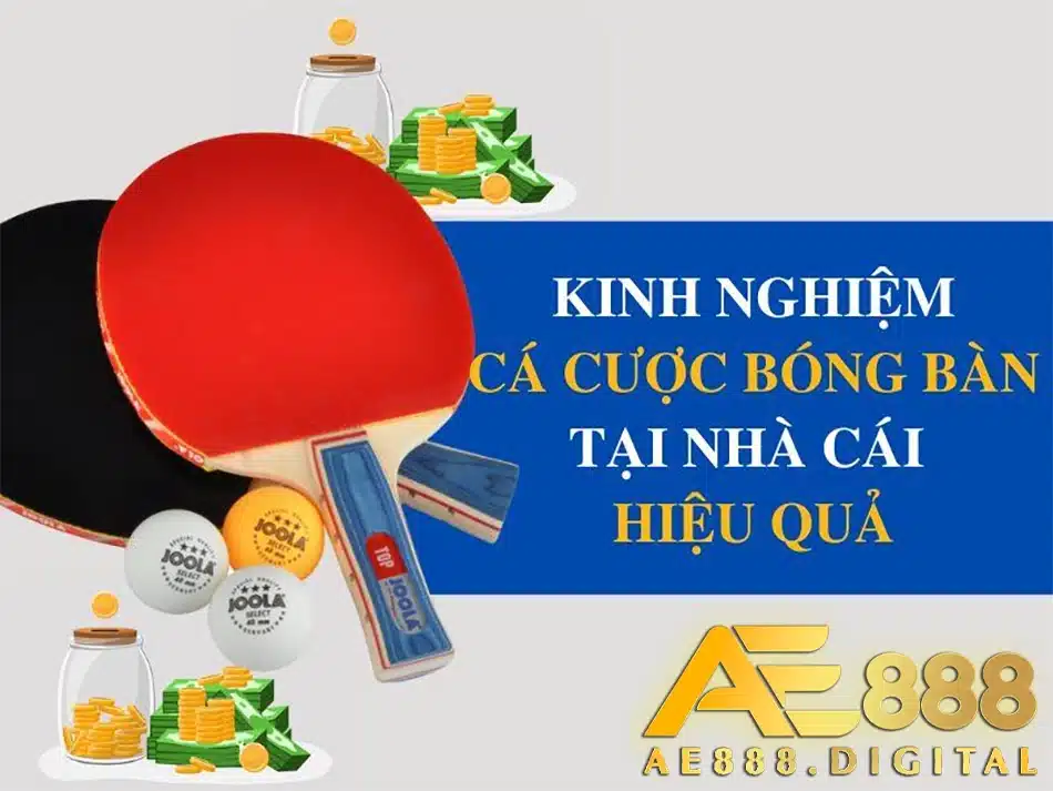 những kinh nghiệm chơi cá cược bóng bàn hiệu quả tại ae888