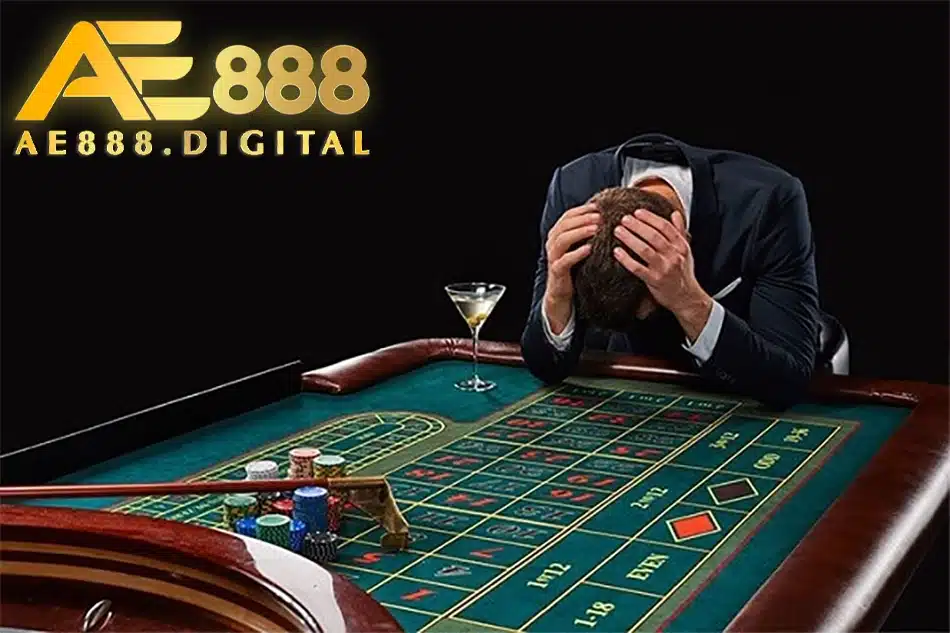 người chơi say rượu khi chơi cá cược tại ae888