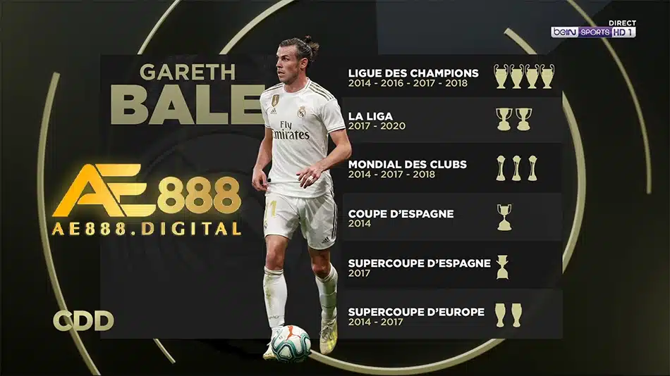 ae888 các thành tích sự nghiệp của gareth bale
