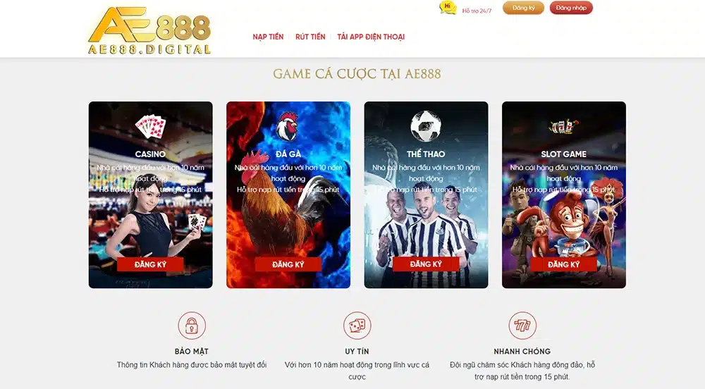 Ngoài game bắn cá, những trang web uy tín này còn cung cấp một loạt các trò chơi khác để mang đến những trải nghiệm thú vị cho người chơi.