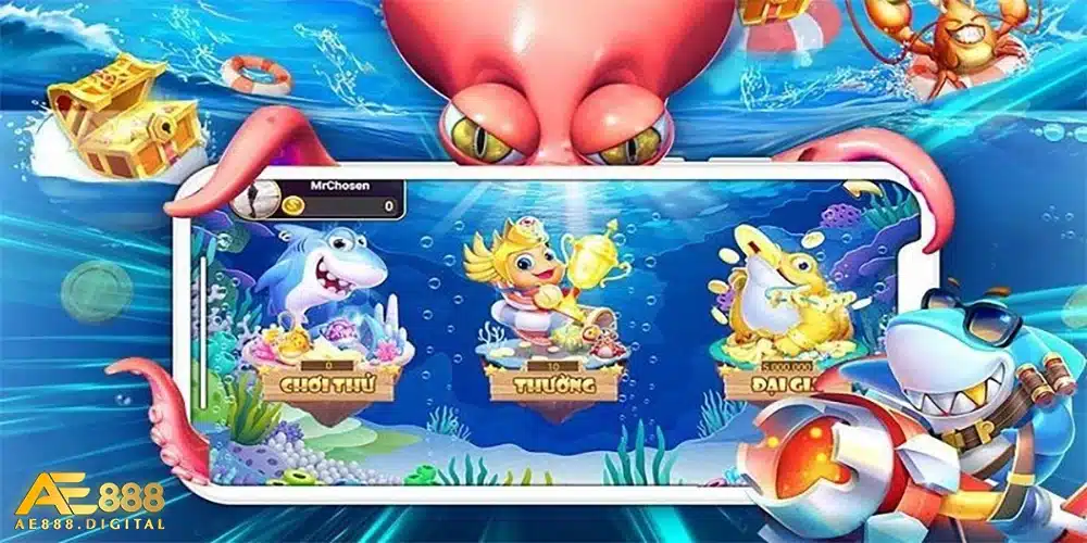 Người chơi tải ứng dụng game bắn cá về điện thoại, máy tính để có thể chơi mọi lúc mọi nơi