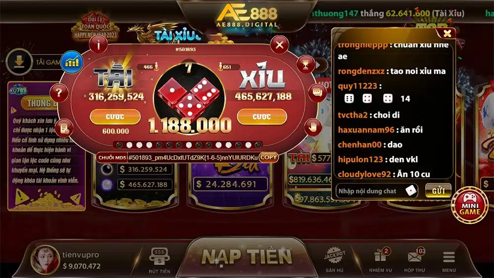 Người chơi sẽ đặt cược, chờ kết quả và được trả thưởng nếu trúng cược.