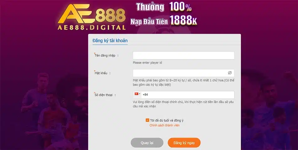 một số Quy trình chơi Tài Xỉu nhà cái AE888